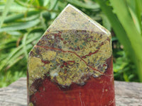 Polished Bastite Dragonsblood Stone Display Crystal x 3 From Tshipise, South Africa