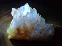 Natural Clear Cascading Quartz Crystal Clusters x 5 From Madagascar