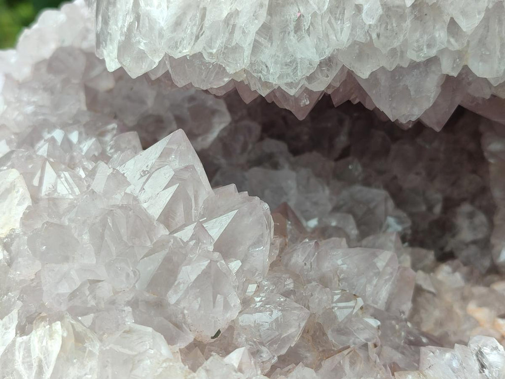 Polished XL Agate Geode with Amethyst Centre x 1 From Maintirano, Madagascar