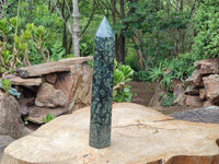 Polished XL Stromatolite Display Crystal Tower x 1 From Katsepy, Madagascar