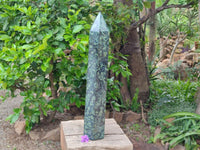 Polished XL Stromatolite Display Crystal Tower x 1 From Katsepy, Madagascar