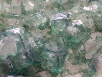 Natural Green Fluorite Cluster Specimens x 2 From Mandrosonoro, Madagascar