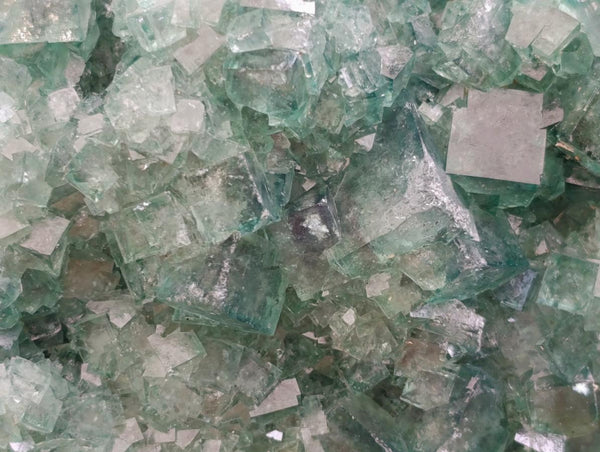 Natural Green Fluorite Cluster Specimens x 2 From Mandrosonoro, Madagascar