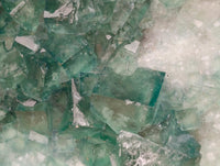 Natural Green Fluorite Cluster Specimens x 2 From Mandrosonoro, Madagascar