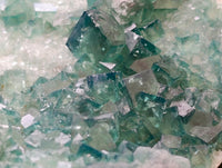 Natural Green Fluorite Cluster Specimens x 2 From Mandrosonoro, Madagascar