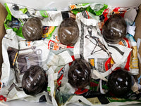 Polished Smokey Quartz Eggs x 6 From Madagascar