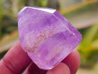 Polished Window Amethyst Crystals x 20 From Akansobe, Madagascar