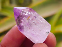 Polished Window Amethyst Crystals x 20 From Akansobe, Madagascar