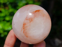 Polished Red Hematoid Quartz Spheres x 4 From Ambatondrazaka, Madagascar