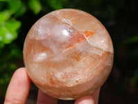 Polished Red Hematoid Quartz Spheres x 4 From Ambatondrazaka, Madagascar