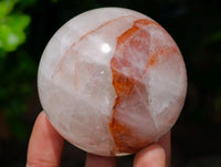 Polished Red Hematoid Quartz Spheres x 4 From Ambatondrazaka, Madagascar