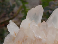 Natural Clear Quartz Crystal Clusters x 2 From Madagascar