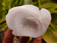 Polished Mini Agate Geodes x 12 From Maintirano, Madagascar