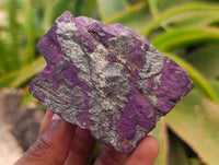 Natural Metallic Cobbed Purpurite Specimens x 6 From Erongo, Namibia