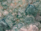 Natural Green Fluorite Cluster Specimens x 2 From Mandrosonoro, Madagascar