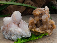 Natural Limonite Spirit Quartz Clusters x 6 From Boekenhouthoek, South Africa