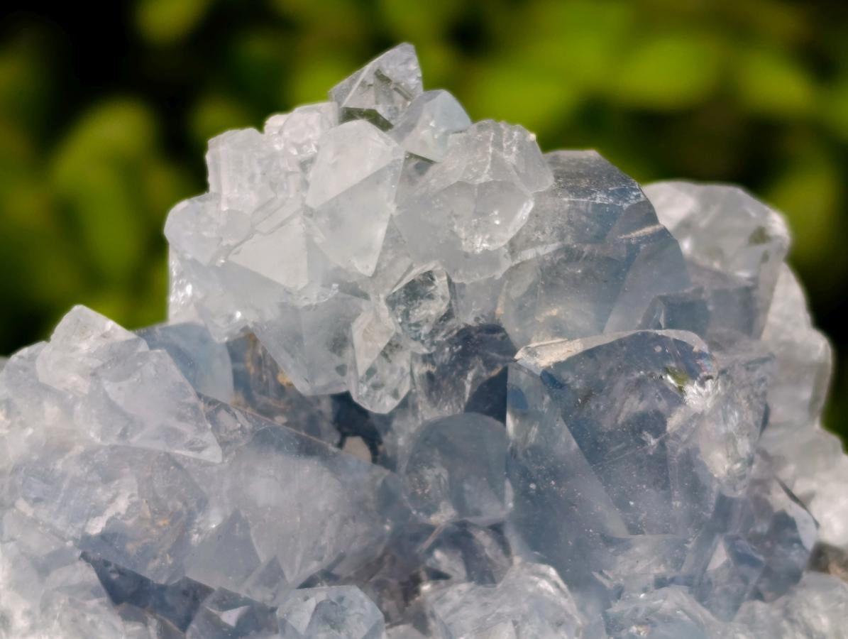 Natural Blue Celestite Specimens x 25 From Sakoany, Madagascar