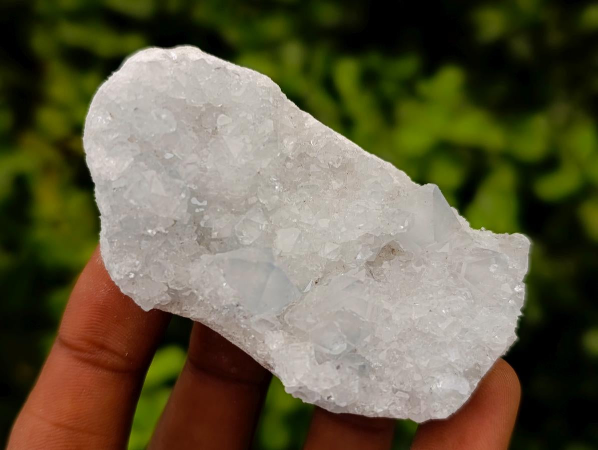 Natural Blue Celestite Specimens x 25 From Sakoany, Madagascar