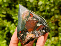Polished Bloodstone Display Crystals x 3 From Swaziland