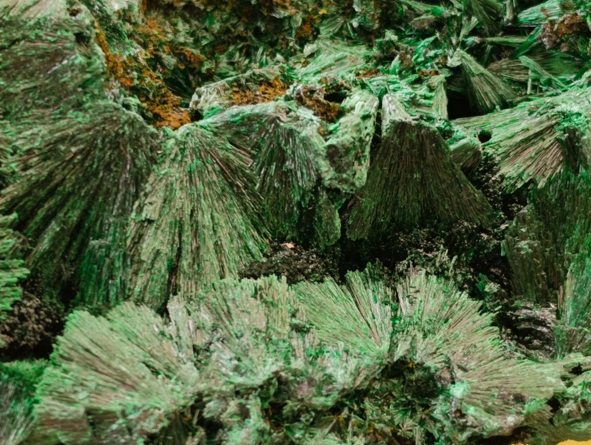 Natural Silky Malachite Specimens x 2 From Kasompe, Congo