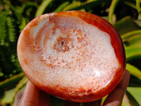 Polished Carnelian Agate Gemstone Bowls x 2 From Madagascar