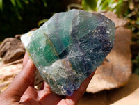 Natural Watermelon Fluorite Cobbed Specimens x 4 From Uis, Namibia