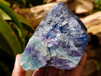 Natural Watermelon Fluorite Cobbed Specimens x 4 From Uis, Namibia