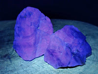 Natural Watermelon Fluorite Cobbed Specimens x 4 From Uis, Namibia
