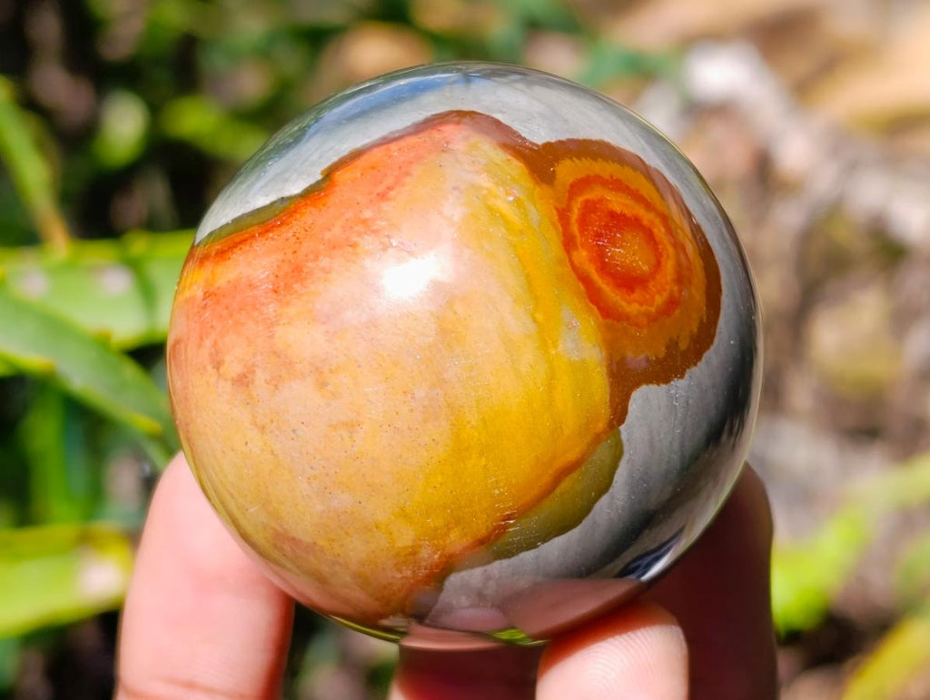 Polished Polychrome Jasper Spheres x 6 From NW Coast, Madagascar