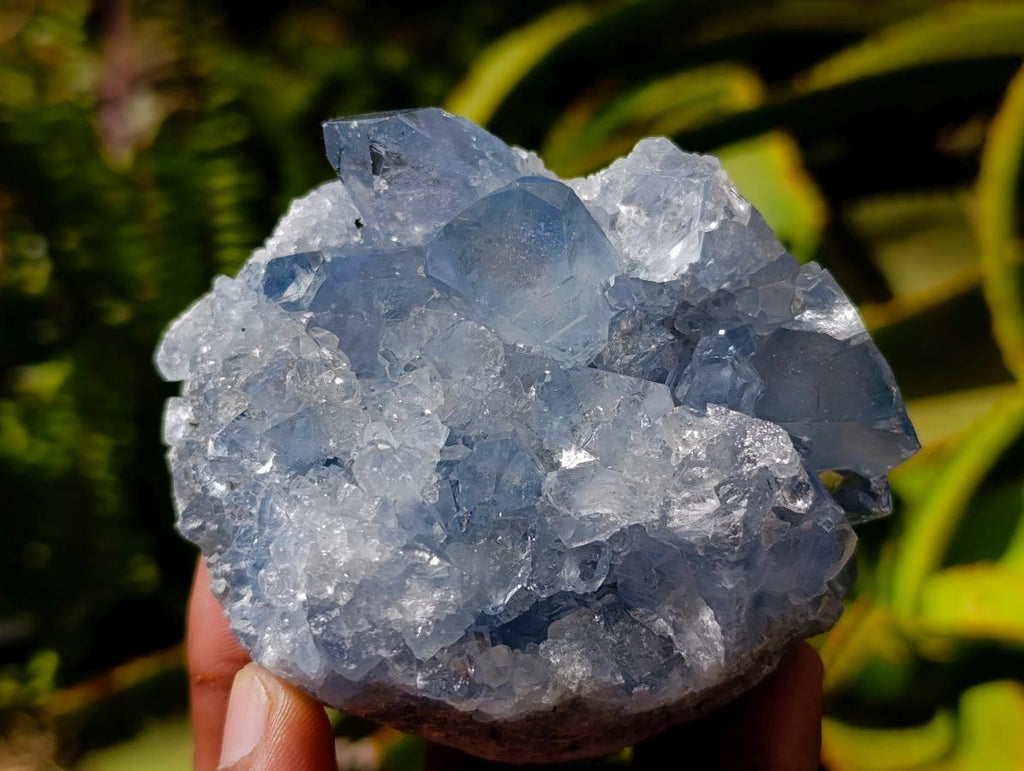 Natural Blue Celestite Specimens x 3 From Sakoany, Madagascar - Toprock Gemstones and Minerals 