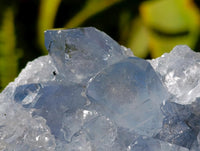 Natural Blue Celestite Specimens x 3 From Sakoany, Madagascar