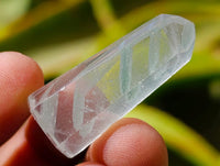 Polished Chlorite Moss Quartz Crystals x 35 From Mandoto, Madagascar