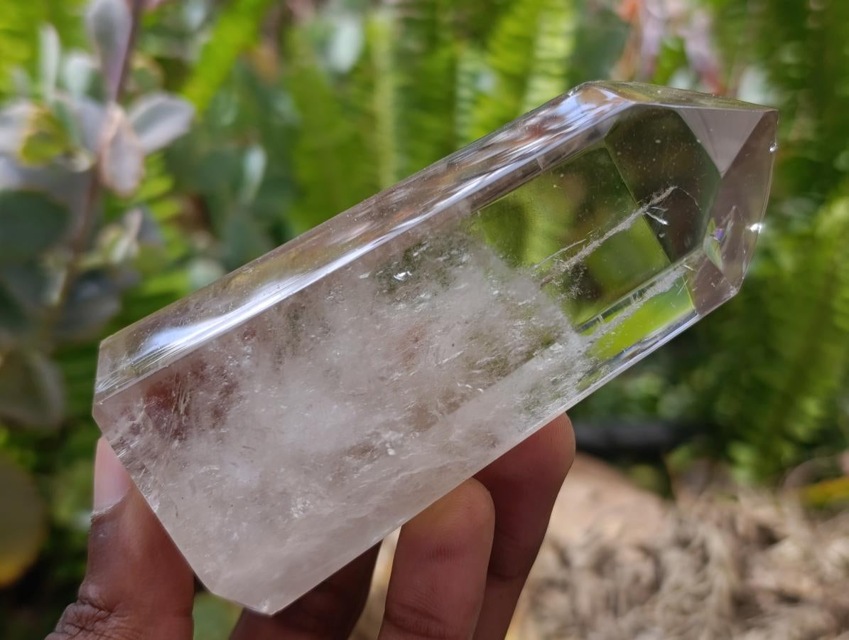 Polished Mixed Smokey Quartz Crystals x 3 From Madagascar