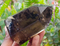 Polished Mixed Smokey Quartz Crystals x 3 From Madagascar