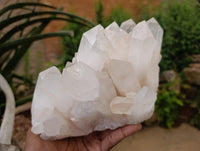 Natural Clear Cascading Quartz Crystal Cluster x 1 From Madagascar