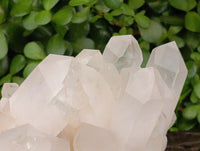 Natural Clear Cascading Quartz Crystal Cluster x 1 From Madagascar