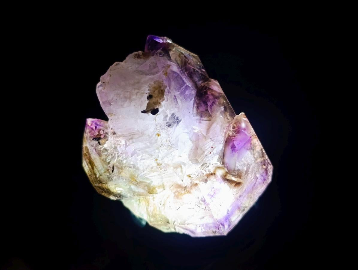 Natural Amethyst Window Crystals x 6 From Chiredzi, Zimbabwe