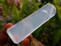 Polished Girasol Pearl Quartz Crystals x 12 From Ambatondrazaka, Madagascar