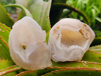 Polished Agate Geodes with Crystalline Centres x 12 From Maintirano, Madagascar