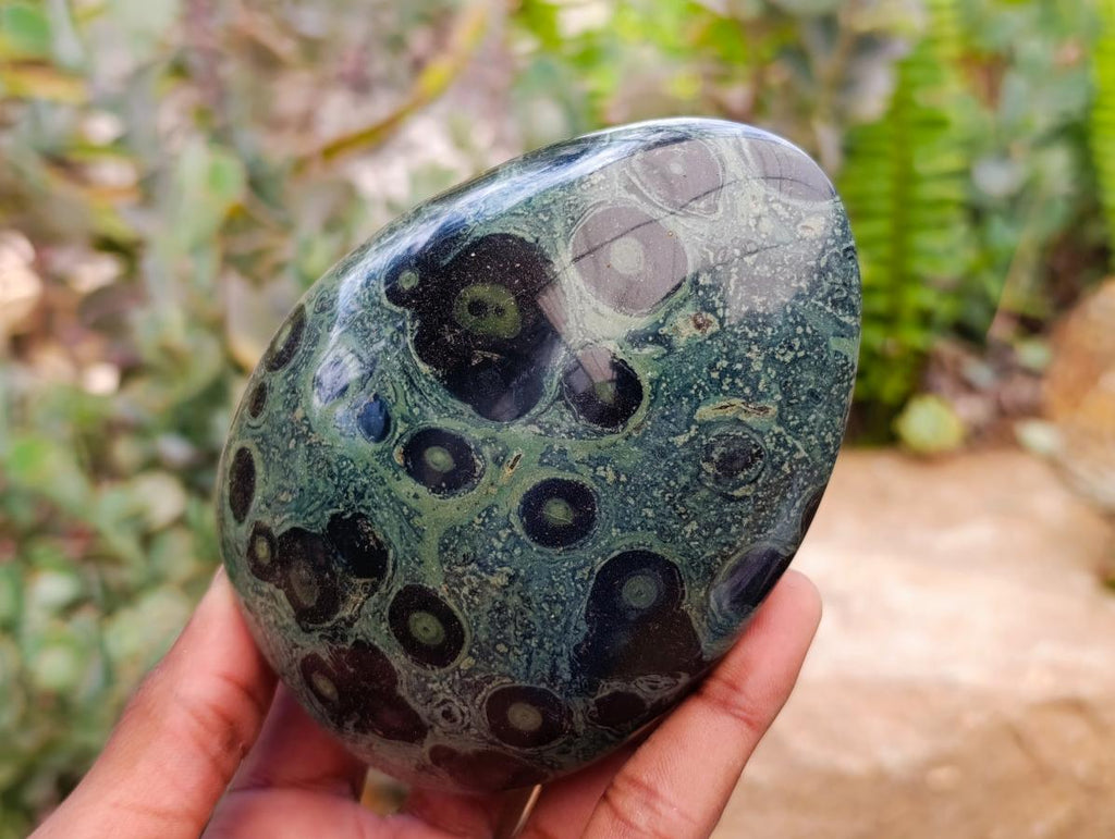 Polished Stromatolite Standing Free Forms x 2 From Katsepy, Madagascar