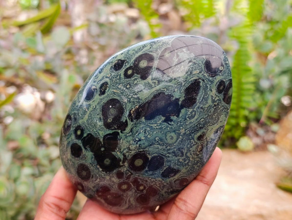 Polished Stromatolite Standing Free Forms x 2 From Katsepy, Madagascar