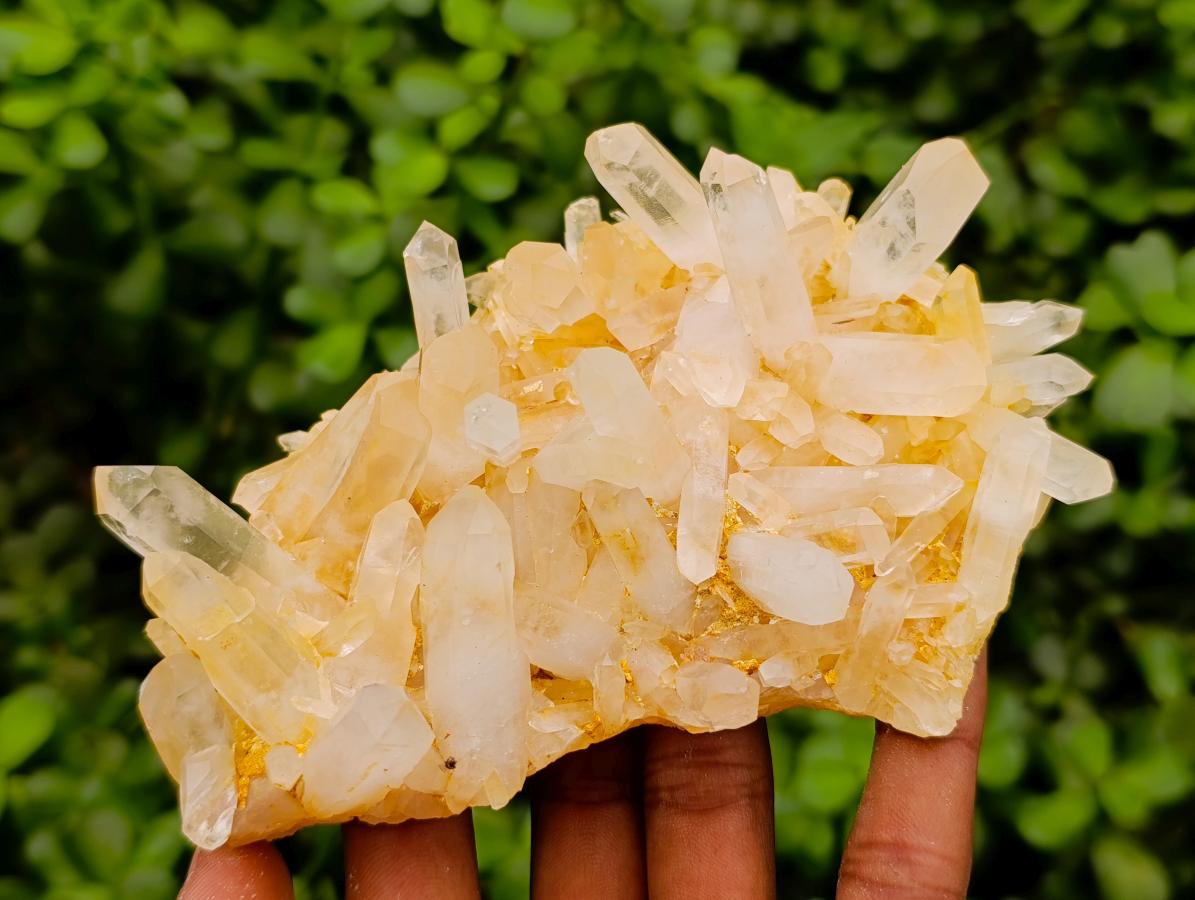 Natural Mixed Quartz Crystal Clusters x 3 From Madagascar