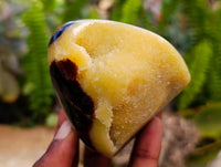 Polished Septerye Standing Free Forms x 4 From Mahajanga, Madagascar