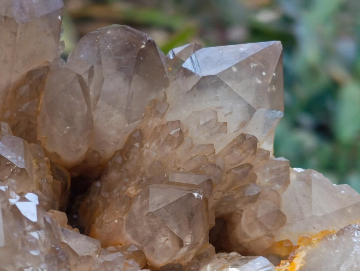 Natural Clear Smokey Citrine Quartz Cluster x 1 From Luena, Congo