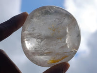 Polished Rock Crystal Galets x 12 From Amoron’i Mania Madagascar