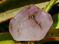 Polished Smokey Amethyst Window Crystals x 2 From Akansobe, Madagascar
