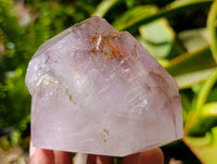 Polished Smokey Amethyst Window Crystals x 2 From Akansobe, Madagascar