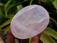 Polished Gemmy Rose Quartz Bowls x 6 From Madagascar
