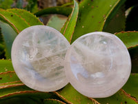 Polished Gemmy Rose Quartz Bowls x 6 From Madagascar