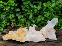 Natural Mixed Quartz Crystal Clusters x 5 From Madagascar